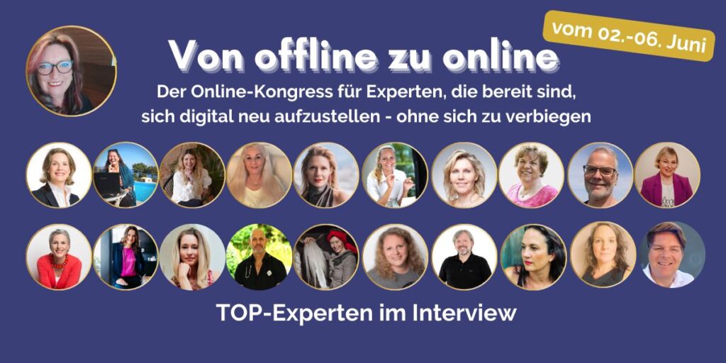 Onlinekongress "Von offline zu online"