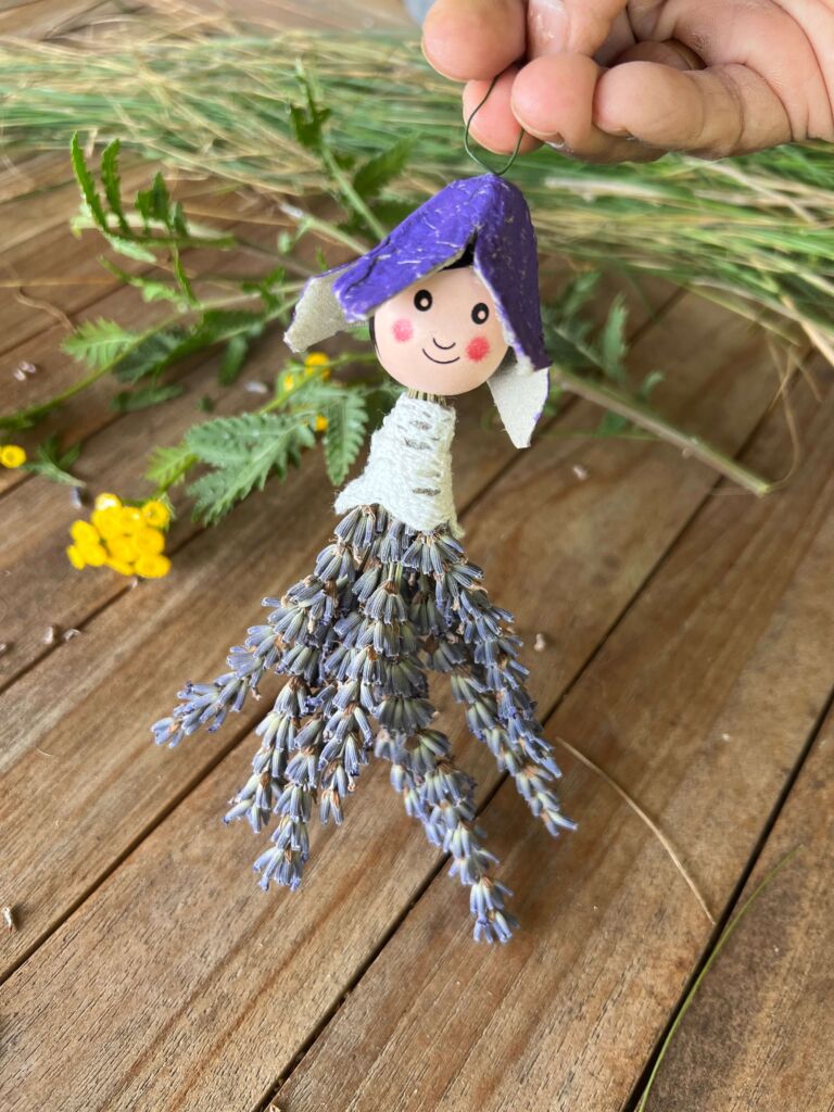 DIY Naturdeko Lavendelelfe