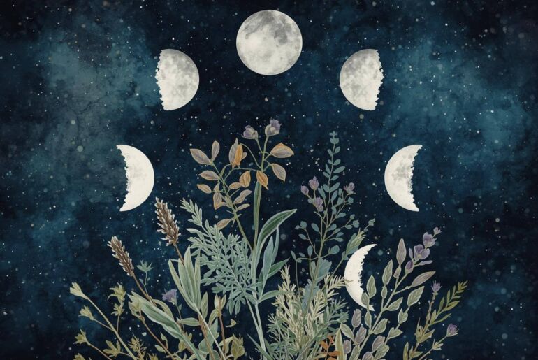 Mondphasen und Kräuter