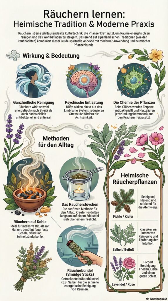 Räuchern lernen in der Kräuterlei am Wörthersee