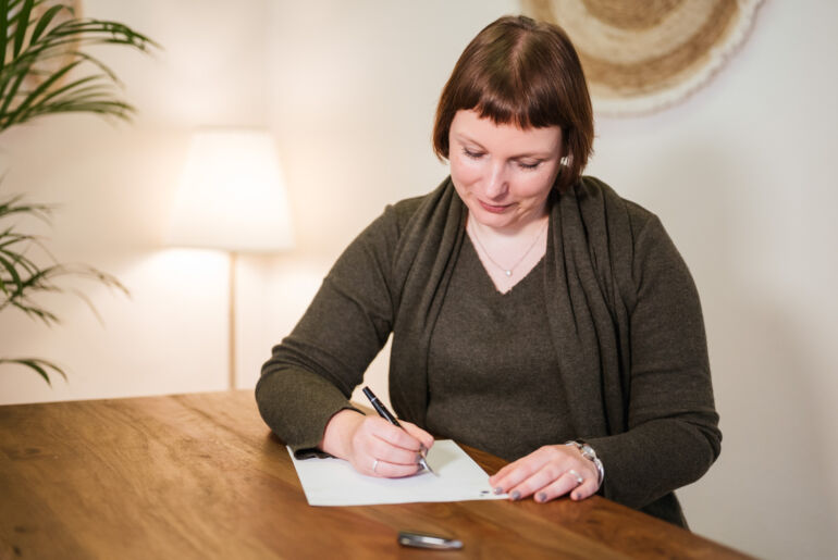 Briefe schreiben, die nie abgeschickt werden