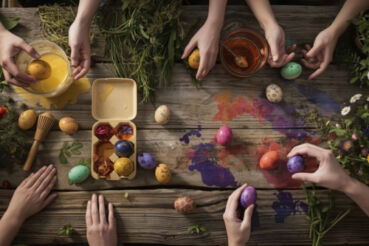 Ostereier färben mit Pflanzen