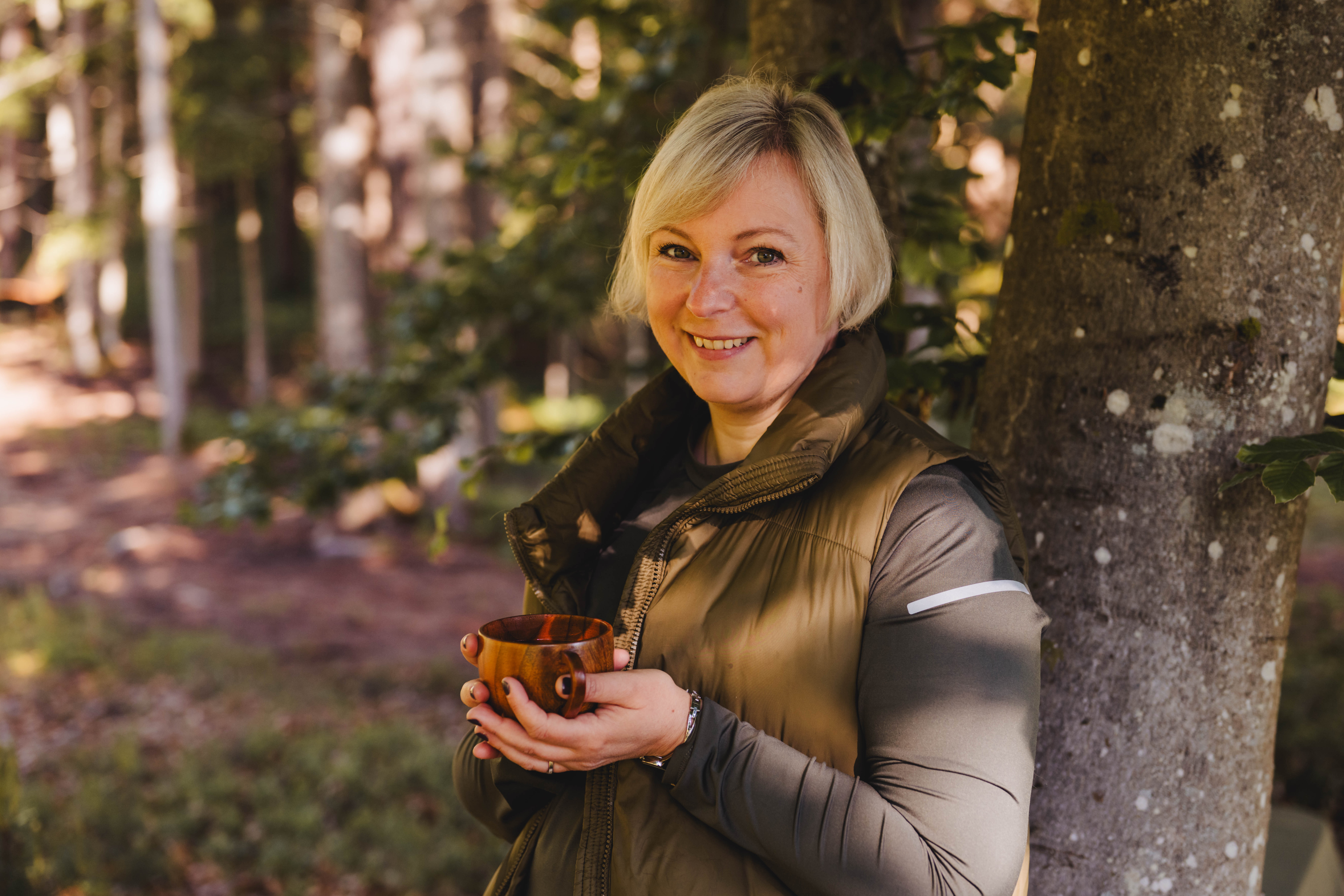Anita Arneitz Forest Thearpy Trail Kräuterlei am Wörthersee Foto Petra Nestelbacher