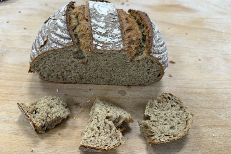 Kürbiskernmehl im Brot: Fandler Kürbiskernmehl glutenfrei proteinreich