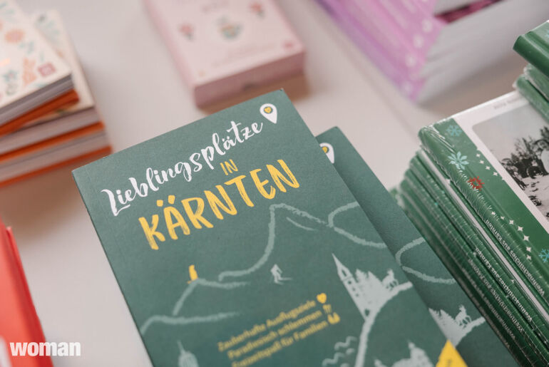 Meine Bücher waren auch mit dabei wie die "Lieblingsplätze in Kärnten"